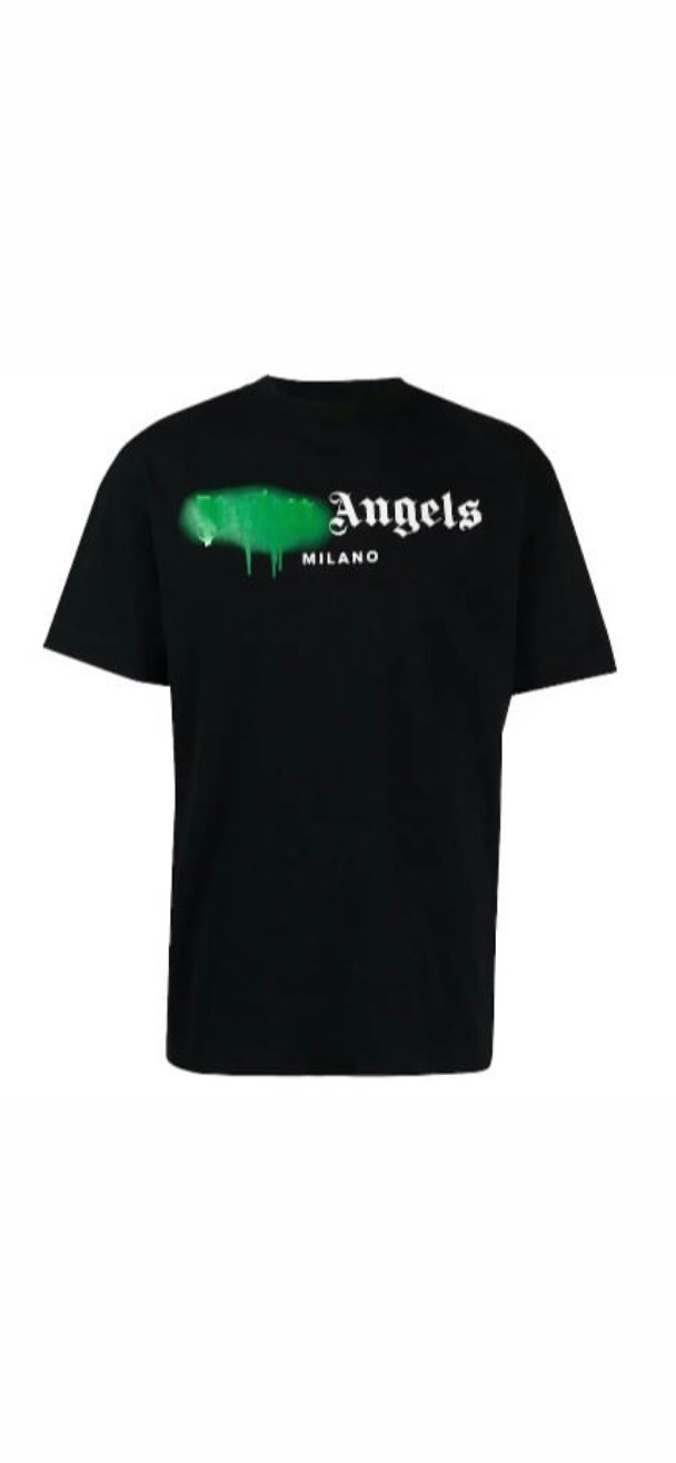 Palm Angels Sprayed Logo Tee — brand new