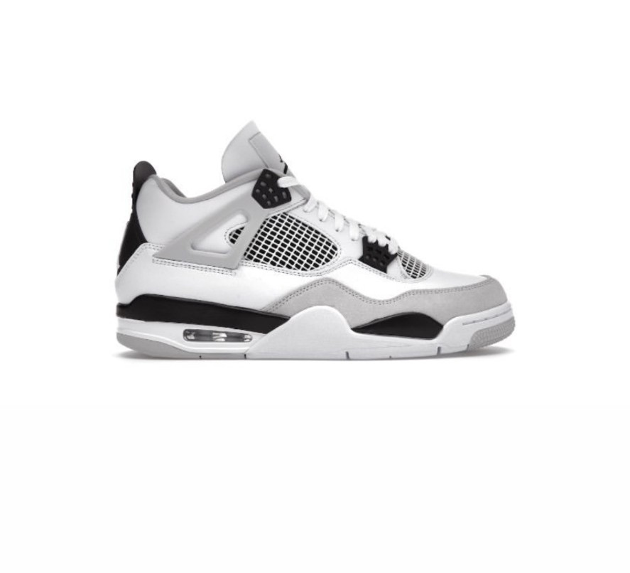 Air Jordan 4 Retro — Military Black — brand new